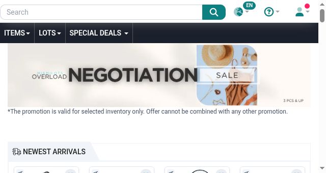 Screenshot of miamilots.com