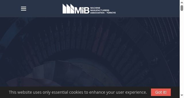 Screenshot of mib.org.tr