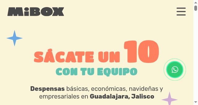 Screenshot of mibox.mx