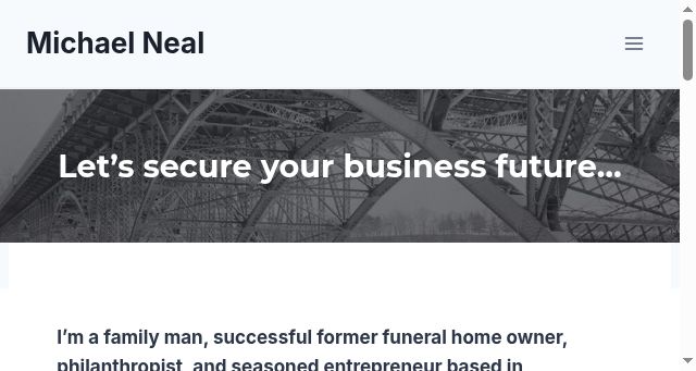 Screenshot of michaelneal.com