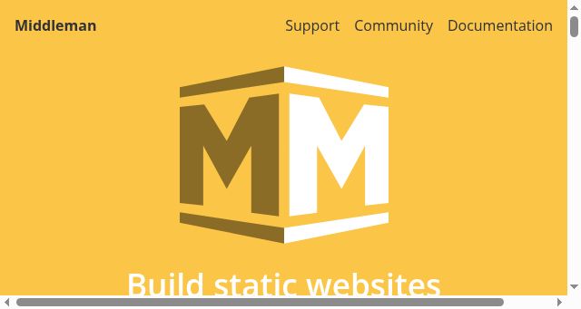 Screenshot of middlemanapp.com