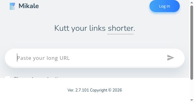 Screenshot of mikale.me