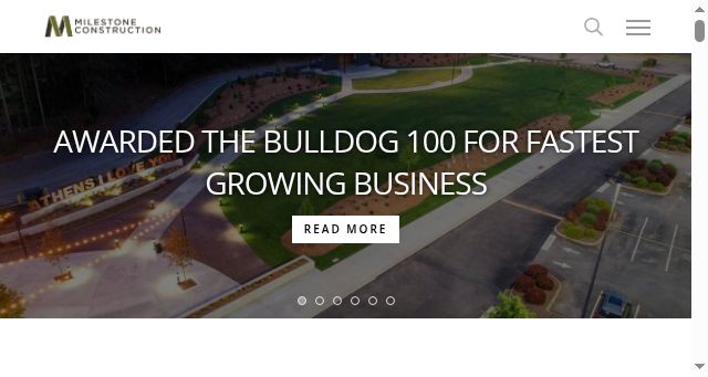 Screenshot of milestone-gc.com