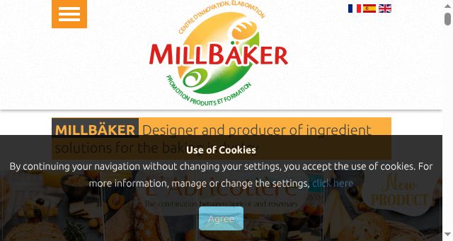 Screenshot of millbaker.com