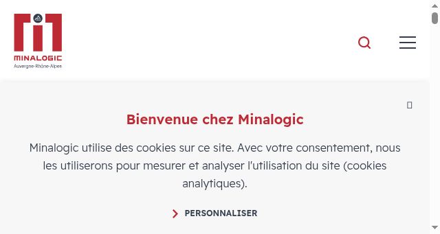 Screenshot of minalogic.com