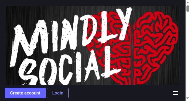 Screenshot of mindly.social