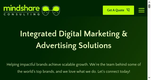 Screenshot of mindshare.consulting