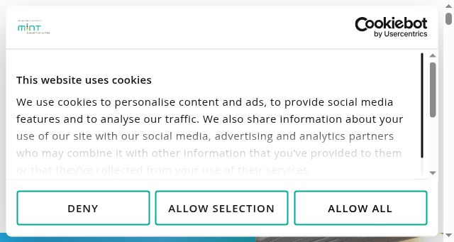 Screenshot of mintzukunftschaffen.de