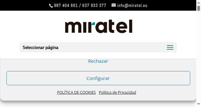 Screenshot of miratel.es