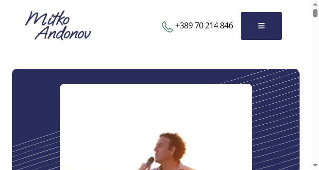 Screenshot of mitkoandonov.com