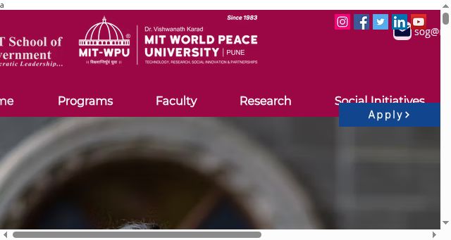 Screenshot of mitsog.org