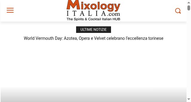 Screenshot of mixologyitalia.com