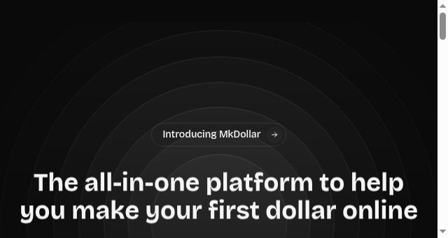 Screenshot of mkdollar.com