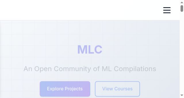 Screenshot of mlc.ai
