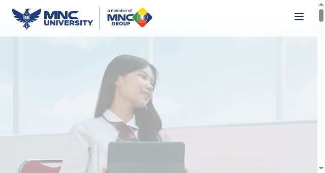 Screenshot of mncu.ac.id