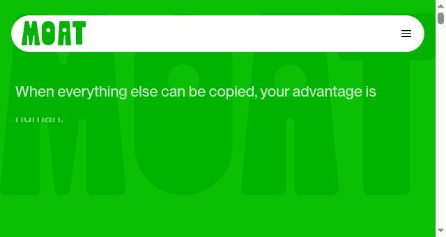 Screenshot of moat-studio.com