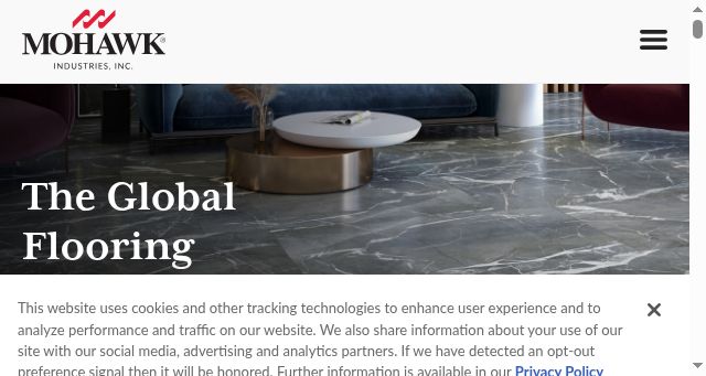 Screenshot of mohawkind.com