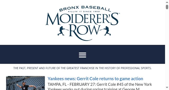 Screenshot of moiderersrow.com