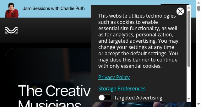 Screenshot of moises.ai