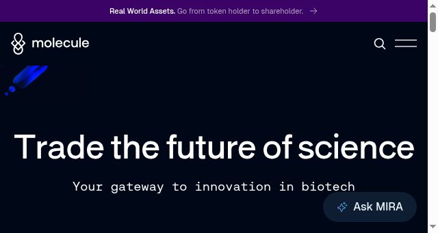 Screenshot of molecule.xyz