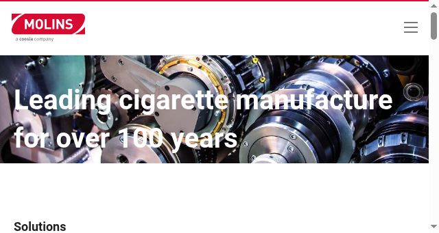 Screenshot of molins.com