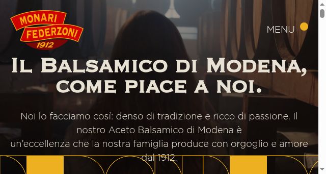 Screenshot of monarifederzoni.it