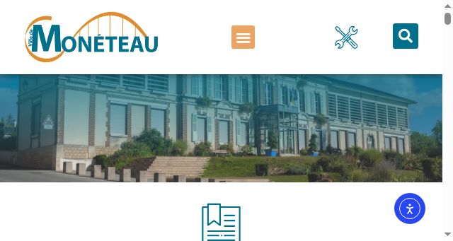 Screenshot of moneteau.fr