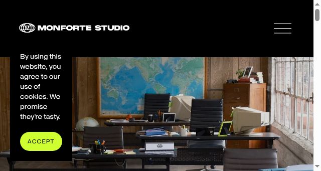 Screenshot of monforte.studio