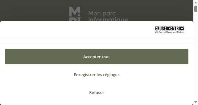 Screenshot of monparcinformatique.fr