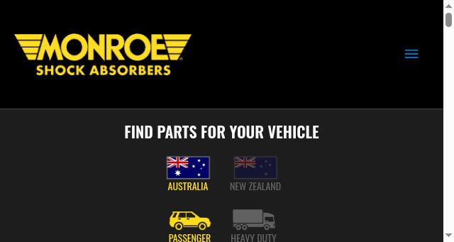 Screenshot of monroe.com.au