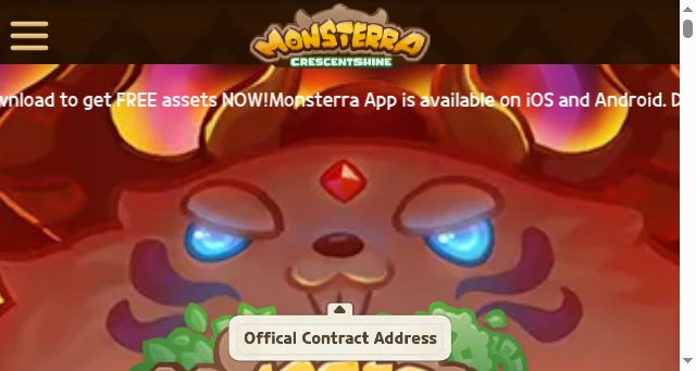 Screenshot of monsterra.io