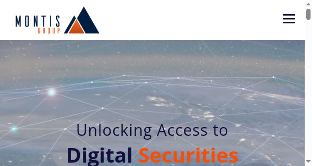 Screenshot of montis.digital
