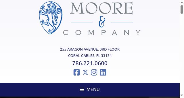 Screenshot of moore-and-co.com