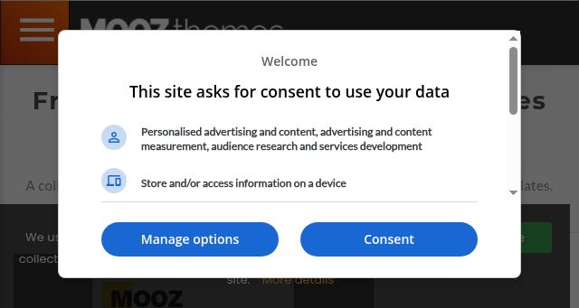 Screenshot of moozthemes.com