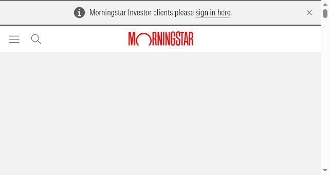 Screenshot of morningstar.com.au