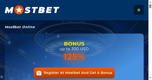 Screenshot of mostbet-online1.com