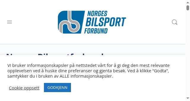 Screenshot of motorsportkurs.no