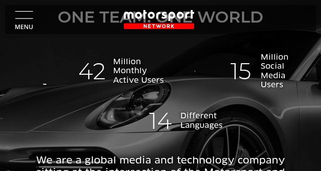 Screenshot of motorsportnetwork.com