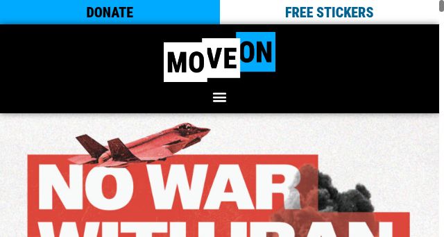 Screenshot of moveon.org