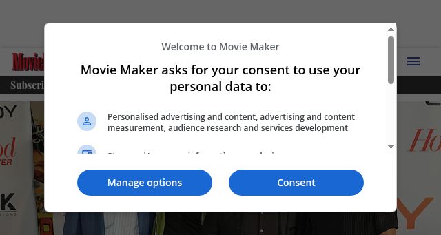 Screenshot of moviemaker.com