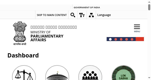 Screenshot of mpa.gov.in