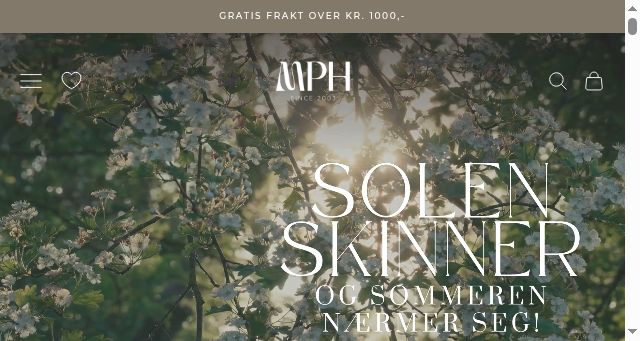 Screenshot of mph.no