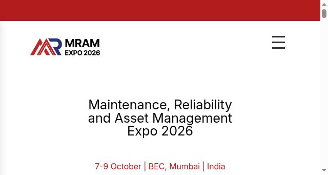 Screenshot of mramindia.com