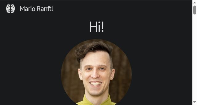 Screenshot of mranftl.com