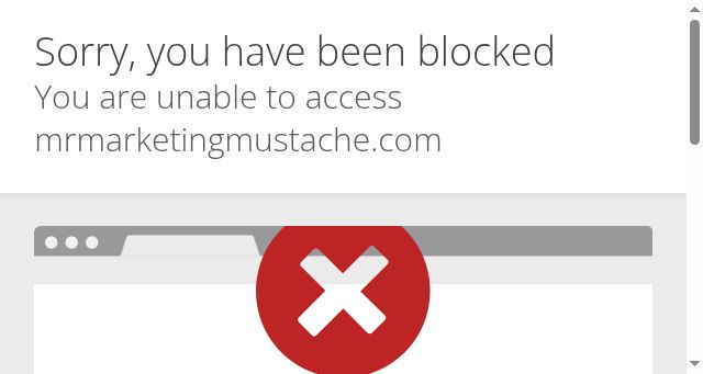 Screenshot of mrmarketingmustache.com