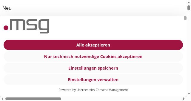 Screenshot of msg.group