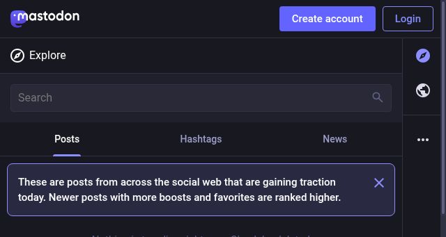 Screenshot of mstdn.business