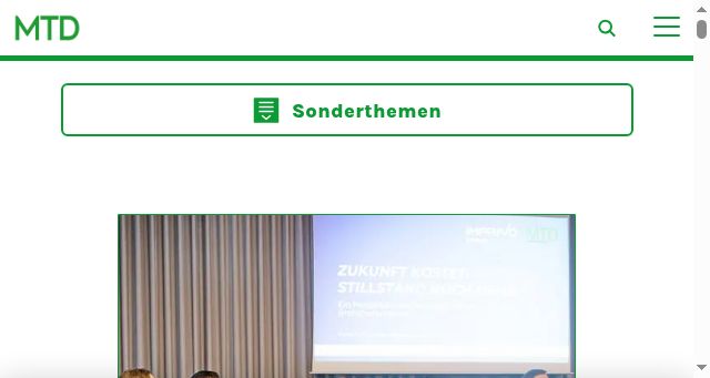 Screenshot of mtd.de