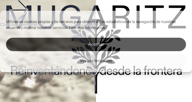 Screenshot of mugaritz.com