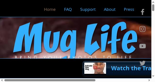 Screenshot of muglife.com